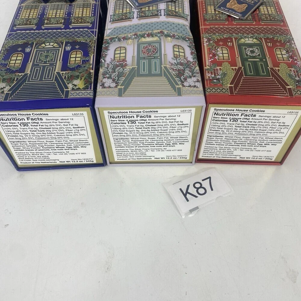 3 Pack - Winter Festive Speculoos House Cookies Costco Cristmas Cookies 7/2026